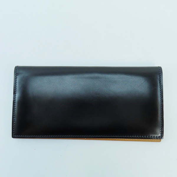 実際に弊社で買取させて頂いたGANZO/ガンゾ シェルコードバン×ヌメ革 長財布/札入れ 