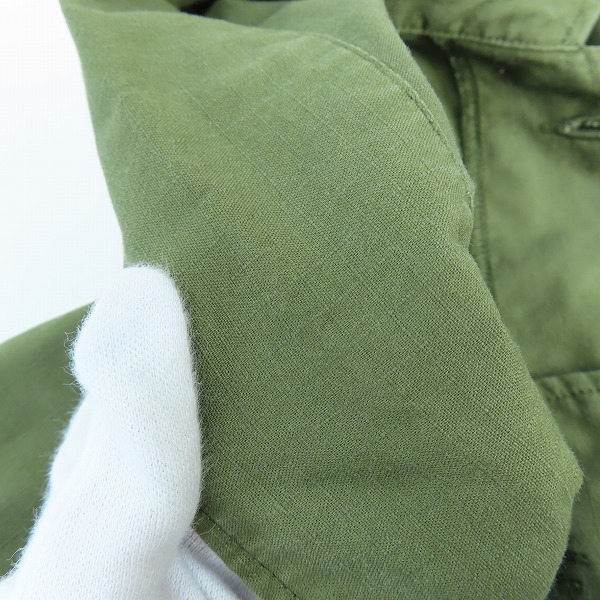 実際に弊社で買取させて頂いたWACKO MARIA/ワコマリア GUILTY PARTIES 天国東京 美人画 ミリタリーシャツ/Sの画像 7枚目