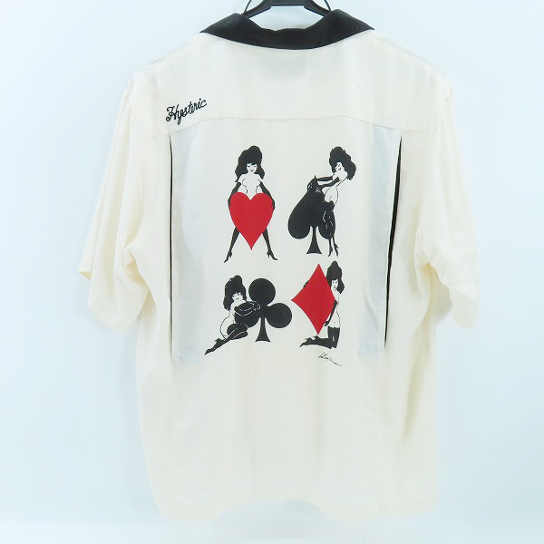 実際に弊社で買取させて頂いたHYSTERIC GLAMOUR/ヒステリックグラマー  PLAY BOY ボーリング シャツ/02222AH05/Lの画像 1枚目