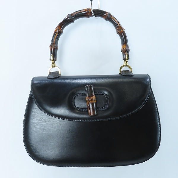 実際に弊社で買取させて頂いたGUCCI/グッチ オールドグッチ/ヴィンテージ バンブー レザーハンドバッグ 