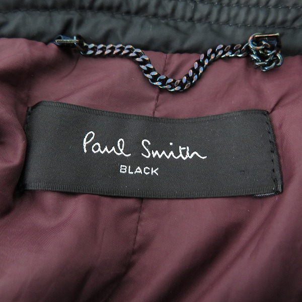 実際に弊社で買取させて頂いたPaul Smith BLACK/ポールスミス ブラック ダウンジャケット ブラック/46Lの画像 2枚目
