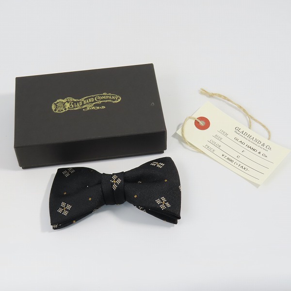 実際に弊社で買取させて頂いたGLAD HAND/グラッドハンド ブラック蝶ネクタイの画像 6枚目