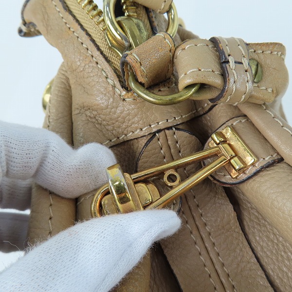 実際に弊社で買取させて頂いたChloe/クロエ パラティ 2WAY レザー ショルダーバッグ/ハンドバッグの画像 7枚目