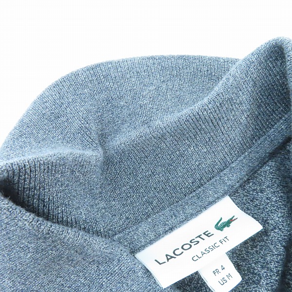 実際に弊社で買取させて頂いたLACOSTE/ラコステ L.12.64 ポロシャツ 杢/半袖 L1264AL/ダークグレー/Mの画像 5枚目