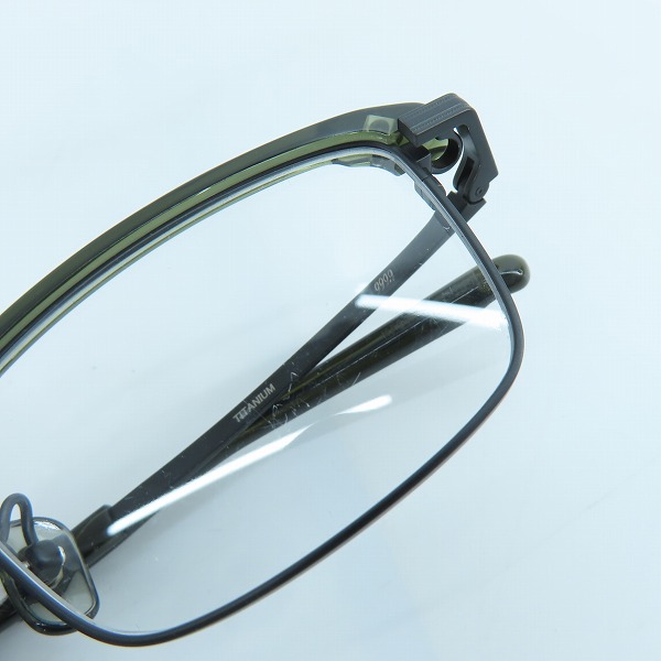 実際に弊社で買取させて頂いた999.9/フォーナインズ メガネフレーム アイウェア M-68の画像 7枚目