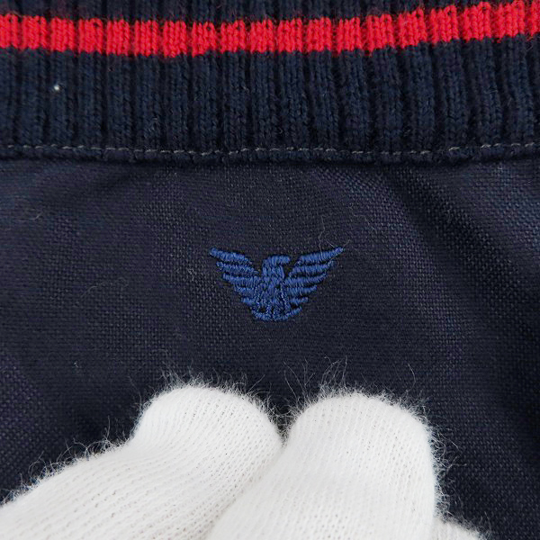 実際に弊社で買取させて頂いたEMPORIO ARMANI/エンポリオアルマーニ 胸ロゴ刺繍 リブ付きシャツ 38/15の画像 2枚目