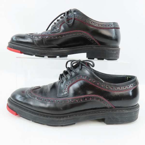 実際に弊社で買取させて頂いたDIOR/ディオール メダリオン プレーントゥ シューズ ブラック 42の画像 3枚目