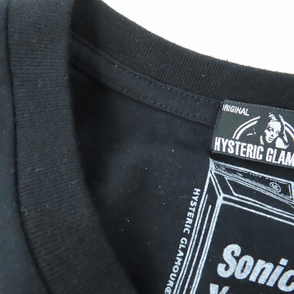 実際に弊社で買取させて頂いた【未使用】HYSTERIC GLAMOUR/ヒステリックグラマー 21SS SONIC YOUTH SY/HERE?!WHERE?! 半袖Tシャツ 02211CT08/Mの画像 6枚目