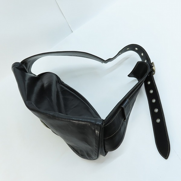 実際に弊社で買取させて頂いたREDMOON/レッドムーン ネイティブハーツ デカコンチョショルダーバッグの画像 3枚目