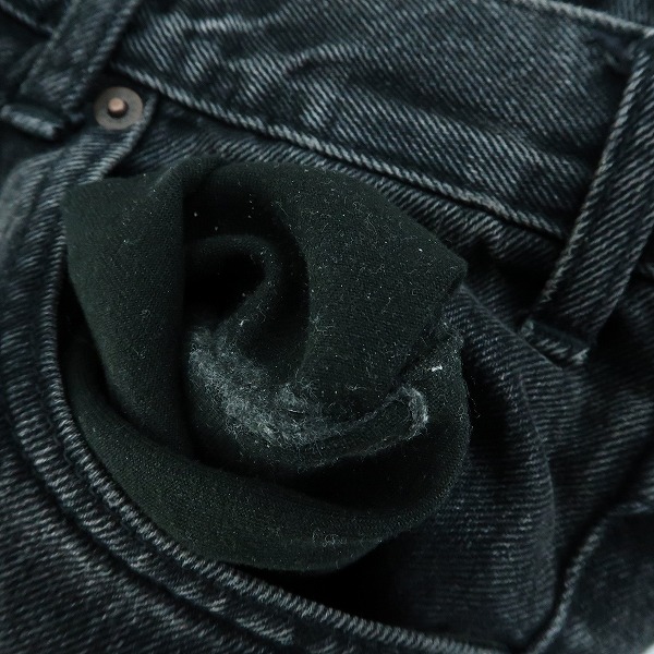 実際に弊社で買取させて頂いた【JPタグ】CELINE/セリーヌ 23SS チャコールウォッシュデニムウェスリージーンズ デニムパンツ N939 947F 38CH/26の画像 7枚目