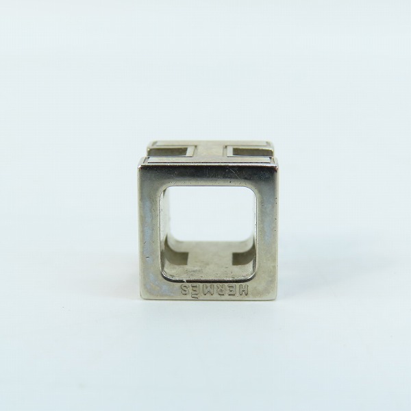 実際に弊社で買取させて頂いたHERMES/エルメス Hキューブ ペンダントトップ ピンク×シルバーの画像 4枚目