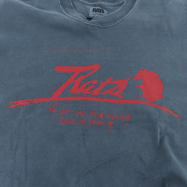 実際に弊社で買取させて頂いたRATS/ラッツ RED TAG TEE "SCRIPT"/Tシャツ/カットソー/20'RT-0602/Mの画像 5枚目