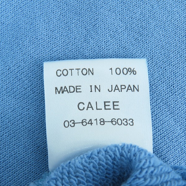 実際に弊社で買取させて頂いたCALEE/キャリー クルーネックスウェットトレーナー /Mの画像 3枚目