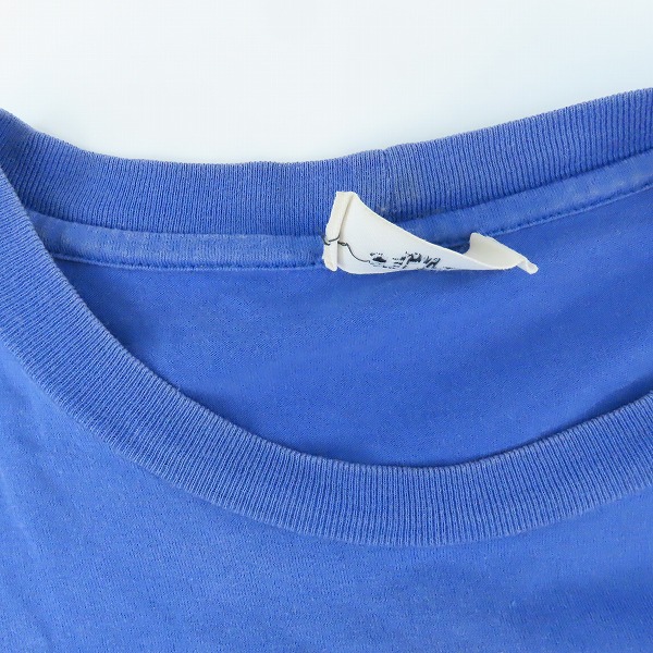 実際に弊社で買取させて頂いた【JPタグ】CELINE/セリーヌ 21SS ロゴプリント ルーズフィット Tシャツ ブルー 2X681501F/Mの画像 8枚目