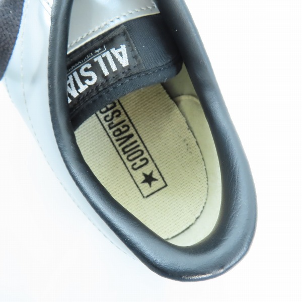 実際に弊社で買取させて頂いたCONVERSE/コンバース ONE STAR OX ワンスター レザー シルバー/9の画像 4枚目