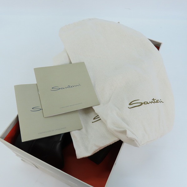 実際に弊社で買取させて頂いたSANTONI/サントーニ レザー ローカット スニーカー B72C/21245 6の画像 7枚目