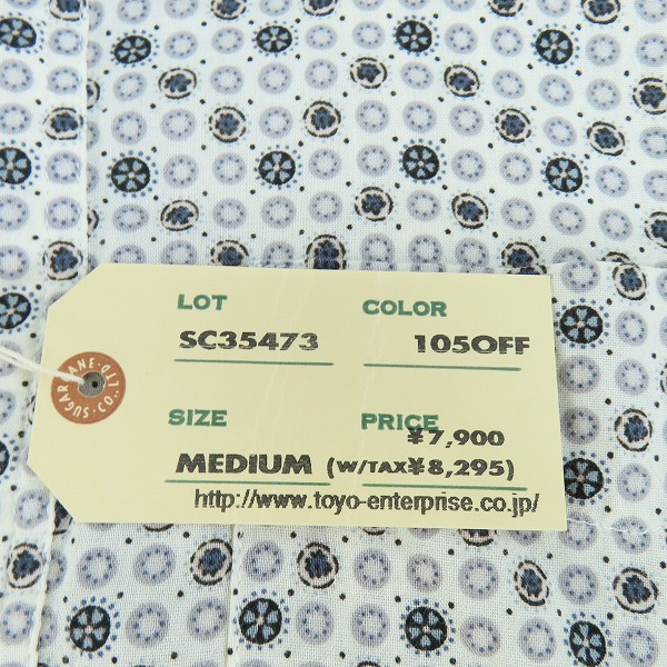 実際に弊社で買取させて頂いたSUGAR CANE/シュガーケーン 総柄/半袖シャツ/SC35473/Mの画像 7枚目