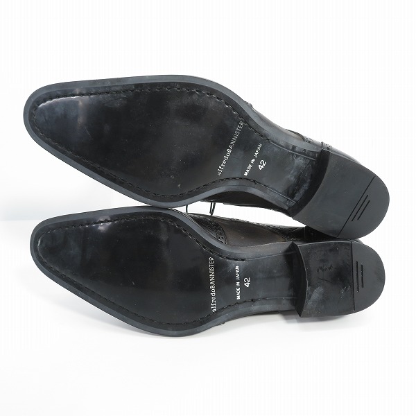 実際に弊社で買取させて頂いたalfredoBANNISTER/アルフレッドバニスター ウイングチップ 切替レザーシューズ 5271001017/42の画像 2枚目