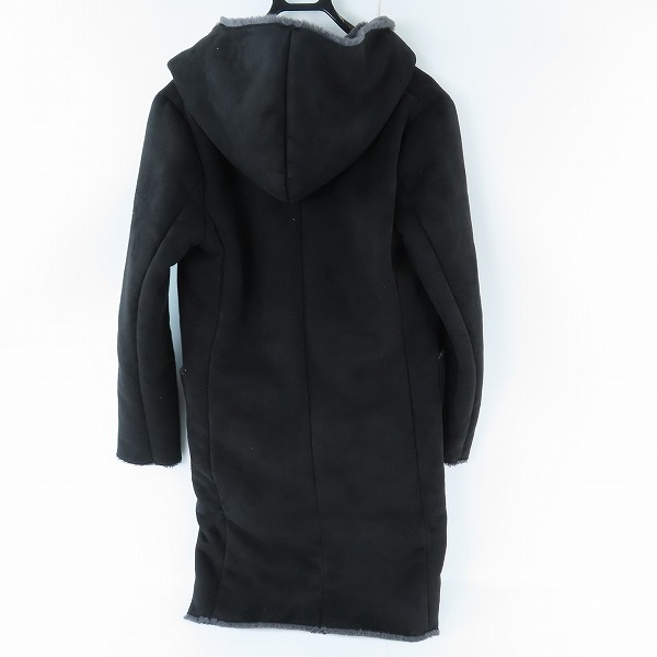 実際に弊社で買取させて頂いたNO ID.BLACK/ノーアイディー ブラック フェイクムートンリバーシブルフーデッドコート 441006-472/1の画像 1枚目