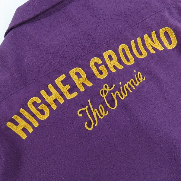 実際に弊社で買取させて頂いたTHE CRIMIE/クライミー チェーンステッチ刺繍 ボーリング シャツ/Sの画像 5枚目
