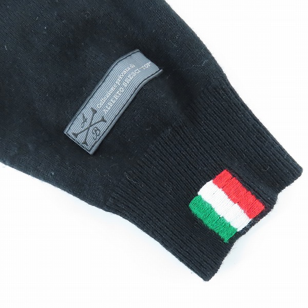 実際に弊社で買取させて頂いたHYDROGEN/ハイドロゲン Alberto Bresci Gold Label  ニット ジップアップパーカー/Mの画像 6枚目