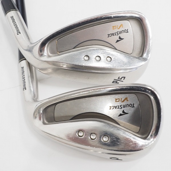 実際に弊社で買取させて頂いたBRIDGESTONE/ブリヂストン TOURSTAGE/ツアーステージ ViQ アイアン #5～9,P,P/S,Sw 8本セット TSI-50α FLEX:Rの画像 5枚目