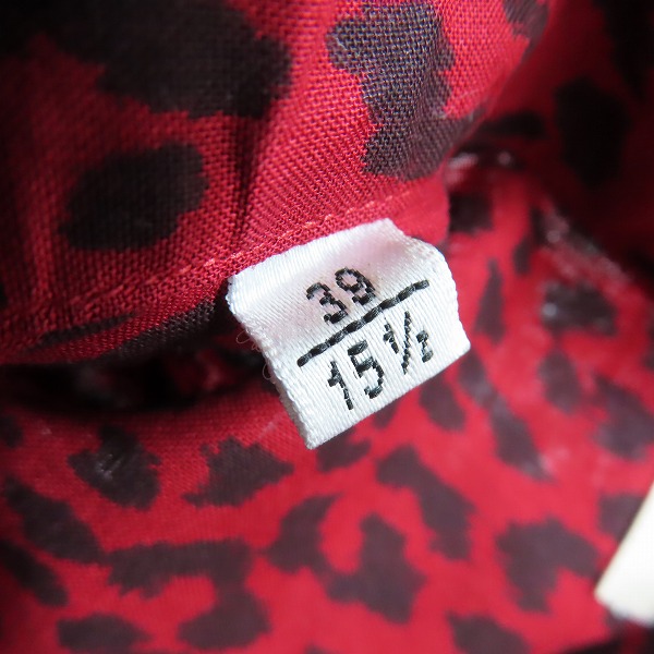 実際に弊社で買取させて頂いた【JPタグ】SAINT LAURENT PARIS/サンローランパリ レオパード シャツ/319540 YVP36/39の画像 3枚目