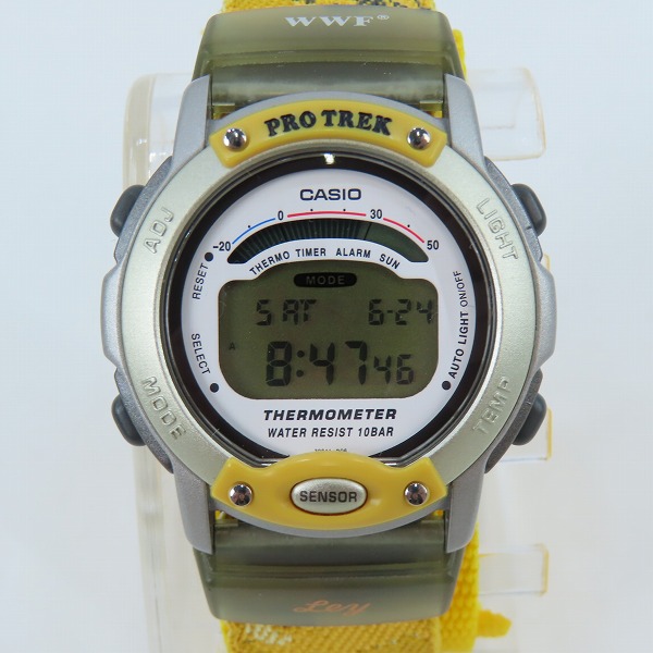 実際に弊社で買取させて頂いたCASIO/カシオ PRO TREK/プロトレック WWF 温度計 カンガルーモデル PRL-10WVJ-9T