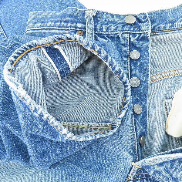 実際に弊社で買取させて頂いたLEVI'S/リーバイス ヴィンテージ 501 ボタン裏刻印6 ボタンフライ デニムパンツの画像 4枚目