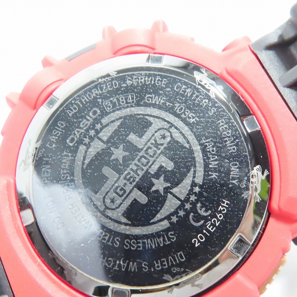 実際に弊社で買取させて頂いたG-SHOCK/Gショック FROGMAN MAGMA OCEAN フロッグマン 35周年 ウォッチ/腕時計 GWF-1035F-1JRの画像 4枚目