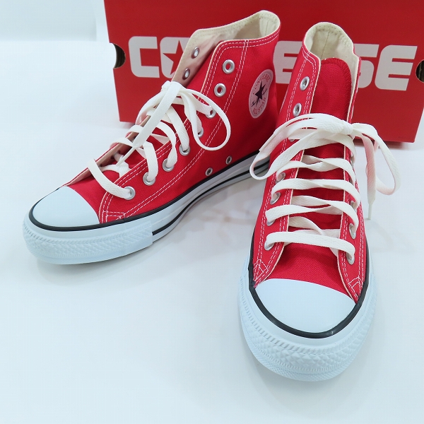 実際に弊社で買取させて頂いたCONVERSE/コンバース ALL STAR HI/オール スター ハイ スニーカー RED/レッド M9621/26