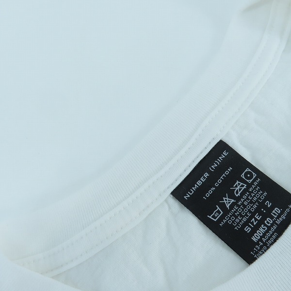 実際に弊社で買取させて頂いたNUMBER (N)INE/ナンバーナイン REVOLUTION FOR CHANGE 半袖Tシャツ/2の画像 4枚目