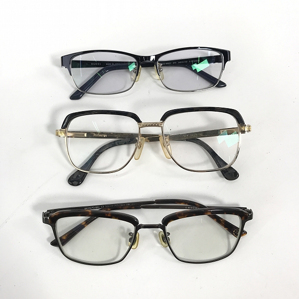 実際に弊社で買取させて頂いた【おまとめ】バーバリー/オンデーズ/グッチ 等 メガネ/アイウェア 他の画像 1枚目