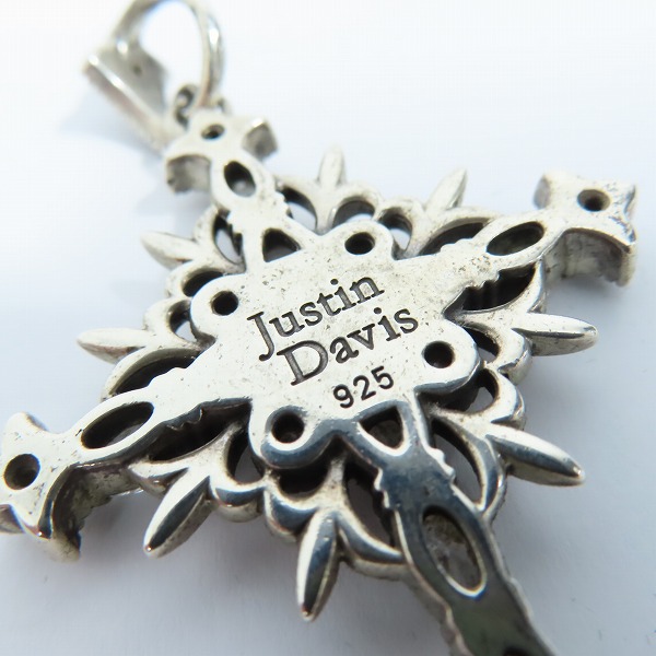 実際に弊社で買取させて頂いたJustin Davis/ジャスティンデイビス St.Pope John クロスペンダントの画像 4枚目