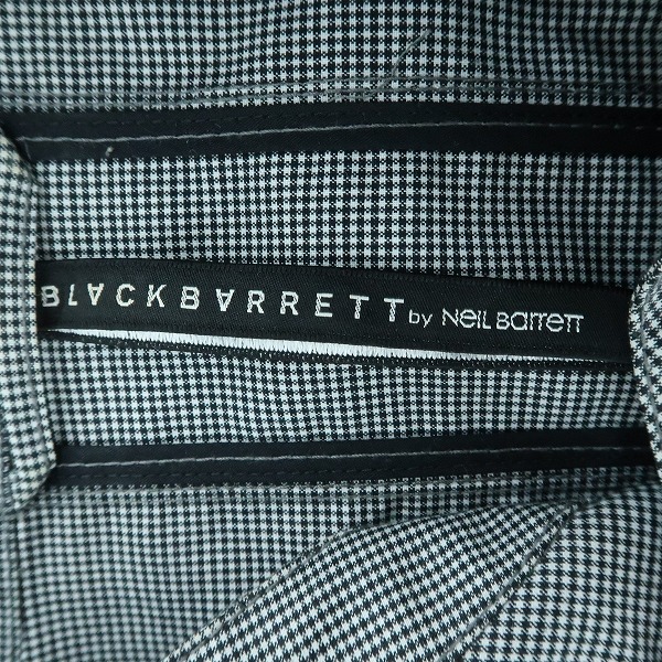 実際に弊社で買取させて頂いたBLACK BARRETT by NeiL Barrett/ブラックバレットバイニールバレット モノクロ ジャケット/1の画像 2枚目