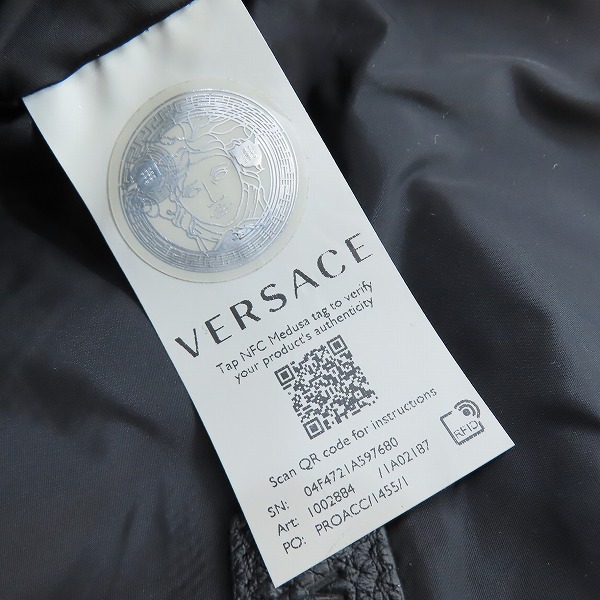 実際に弊社で買取させて頂いたVERSACE/ヴェルサーチ メデューサ レザー ウエストバッグ ボディバッグ の画像 5枚目