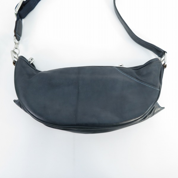 実際に弊社で買取させて頂いたaniary/アニアリ 裏地迷彩柄 レザー ショルダーバッグ の画像 1枚目