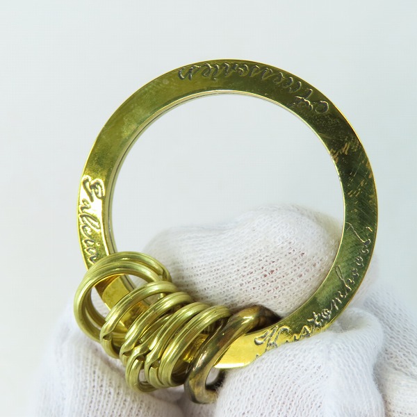 実際に弊社で買取させて頂いた(2)Gangsterville×galcia/ギャングスタービル×ガルシア キーホルダー DEVIL/デビル ブラス 真鍮 キーフック 15cmの画像 6枚目