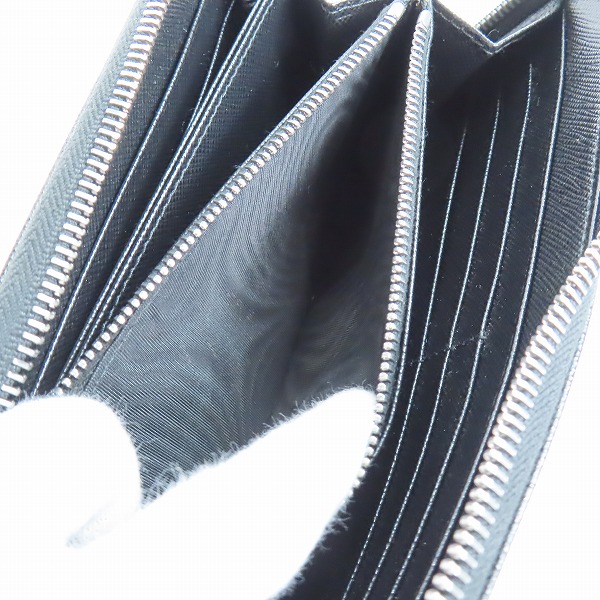 実際に弊社で買取させて頂いたPRADA/プラダ サフィアーノ ラウンドジップウォレット 長財布 2ML317の画像 4枚目