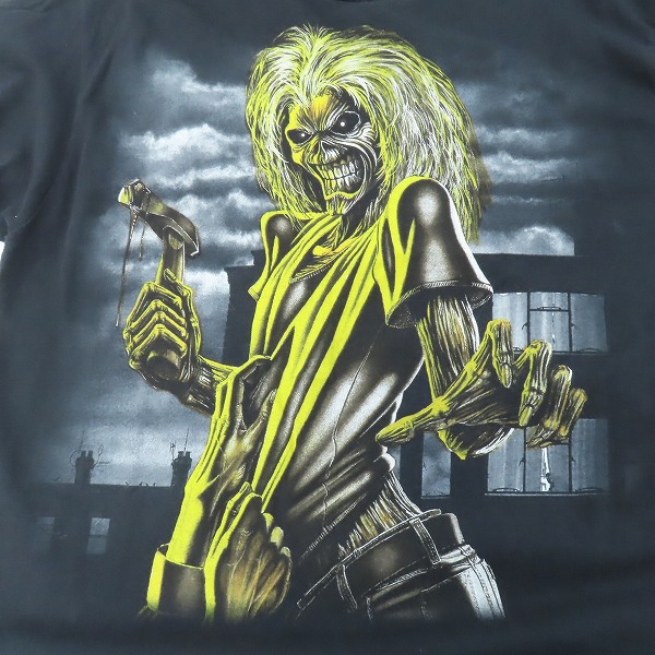 実際に弊社で買取させて頂いたIRON MAIDEN/アイアンメイデン バンドTシャツ ブラック の画像 4枚目