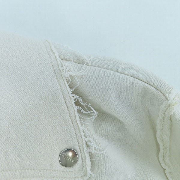 実際に弊社で買取させて頂いたHYSTERIC GLAMOUR/ヒステリックグラマー スウェット地 ダブルライダース ジャケット 4CJ-0713/Lの画像 7枚目