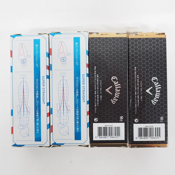 実際に弊社で買取させて頂いた【未使用】Callaway/キャロウェイ SUPERSOFT、E・R・C ゴルフボール ホワイト 計1ダース の画像 3枚目