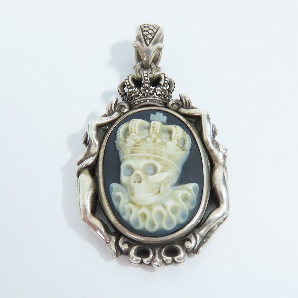 実際に弊社で買取させて頂いた【ギャラ付き】Justin Davis/ジャスティンデイビス MIGHTY THUNDER CAMEO/マイティサンダーカメオペンダント SPJ525-1の画像 1枚目