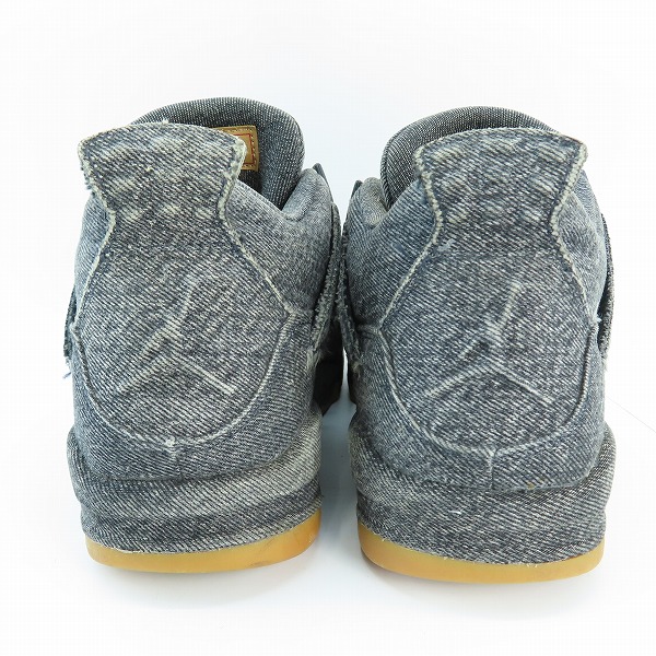 実際に弊社で買取させて頂いたNIKE×LEVIS/ナイキ×リーバイス AIR JORDAN 4 RETRO NRG エアジョーダン4 AO2571-001 26.5の画像 1枚目