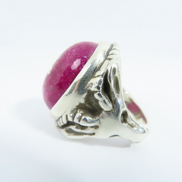 実際に弊社で買取させて頂いたALEX STREETER/アレックスストリーター エンジェルハートリング ソードピアスドハート/15号の画像 2枚目