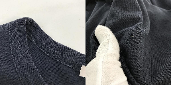 実際に弊社で買取させて頂いた【JPタグ】MONCLER/モンクレール 21SS マグリアロゴ Tシャツ ネイビー G10918C7E120 8390T XLの画像 8枚目