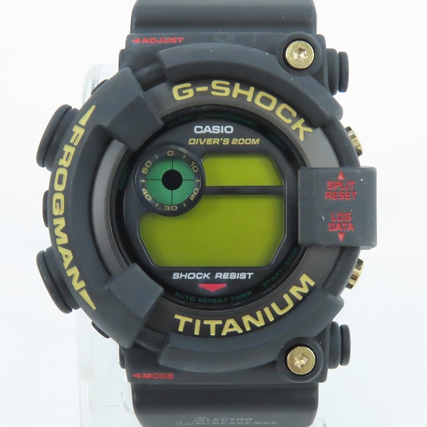 実際に弊社で買取させて頂いたG-SHOCK/Gショック FROGMAN/フロッグマン 7周年記念/7th スクリューバック DW-8201NT-1JR【動作未確認】