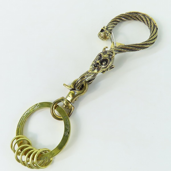 実際に弊社で買取させて頂いた(2)Gangsterville×galcia/ギャングスタービル×ガルシア キーホルダー DEVIL/デビル ブラス 真鍮 キーフック 15cm