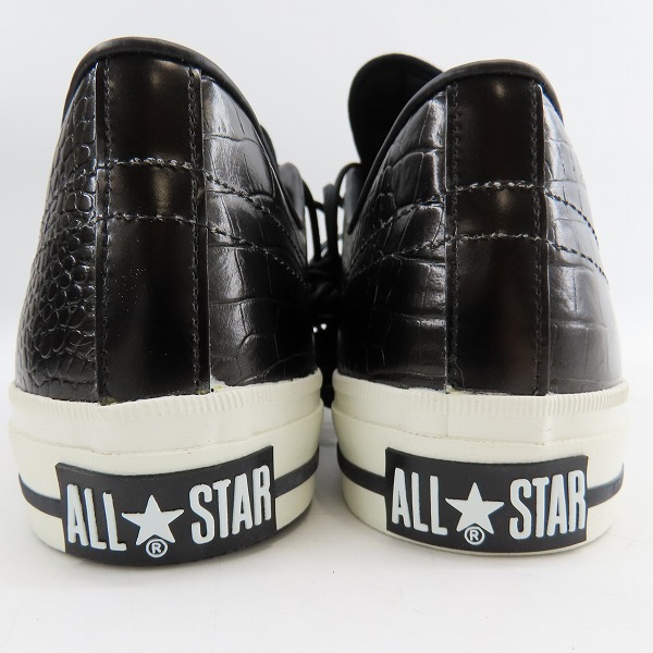 実際に弊社で買取させて頂いた【未使用】CONVERSE/コンバース ONE STAR OX ALLIGATOR/BLACK/9.5の画像 1枚目