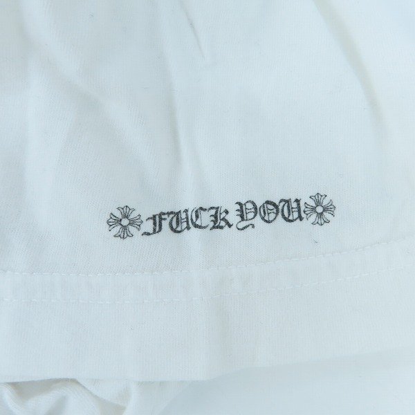 実際に弊社で買取させて頂いた【JPタグ】CHROME HEARTS/クロムハーツ ホースシュー Tシャツ ホワイト/Lの画像 9枚目